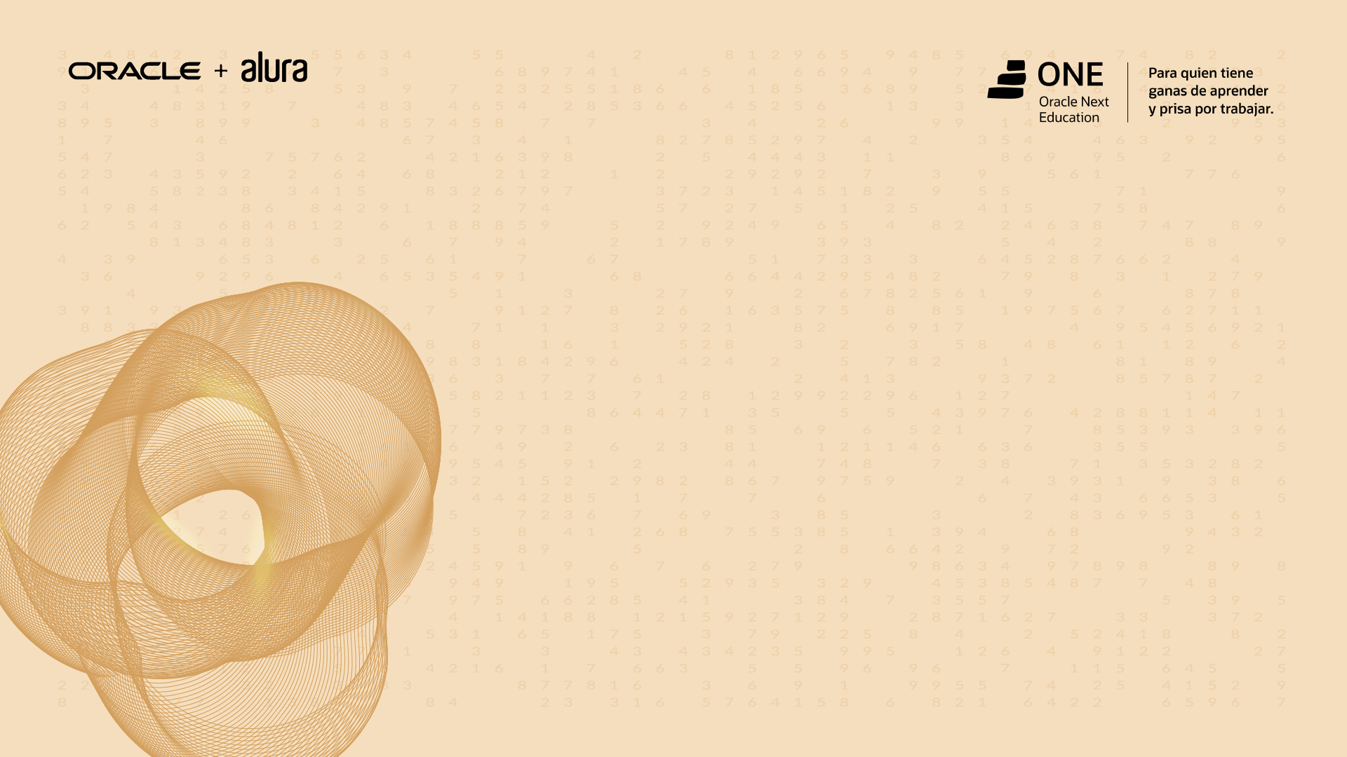 Oracle + Alura | Plantilla